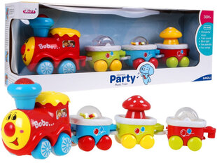 Värviline interaktiivne rong koos heliefektidega hind ja info | Arendavad mänguasjad | kaup24.ee