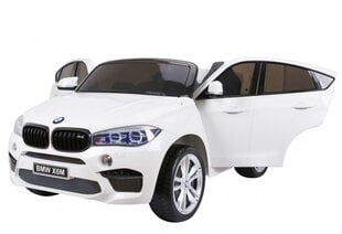 BMW X6M XXL elektriauto, valge hind ja info | Laste elektriautod | kaup24.ee