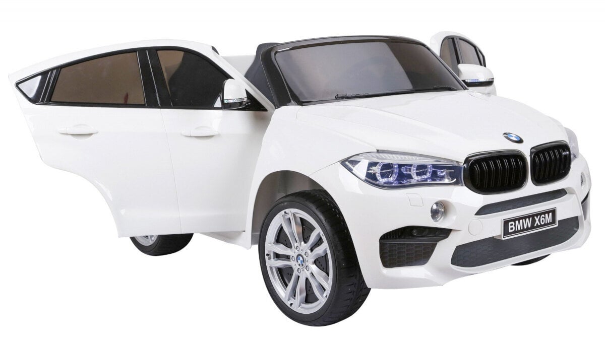 BMW X6M XXL elektriauto, valge hind ja info | Laste elektriautod | kaup24.ee