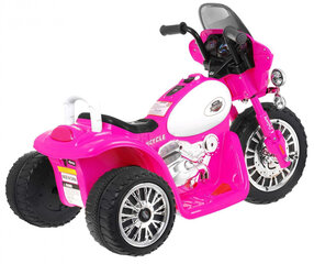 Электрический полицейский мотоцикл Harley Davidson, розовый цена и информация | Электромобили для детей | kaup24.ee