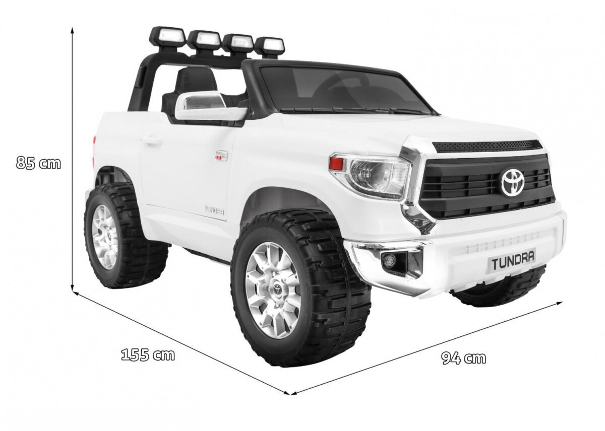 Toyota Tundra XXl elektriauto, valge hind ja info | Laste elektriautod | kaup24.ee