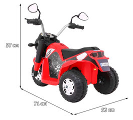 Elektriline kolmerattaline jalgratas Minibike, punane hind ja info | Laste elektriautod | kaup24.ee