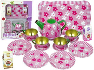 Metallist teeserviis, roosa hind ja info | Tüdrukute mänguasjad | kaup24.ee