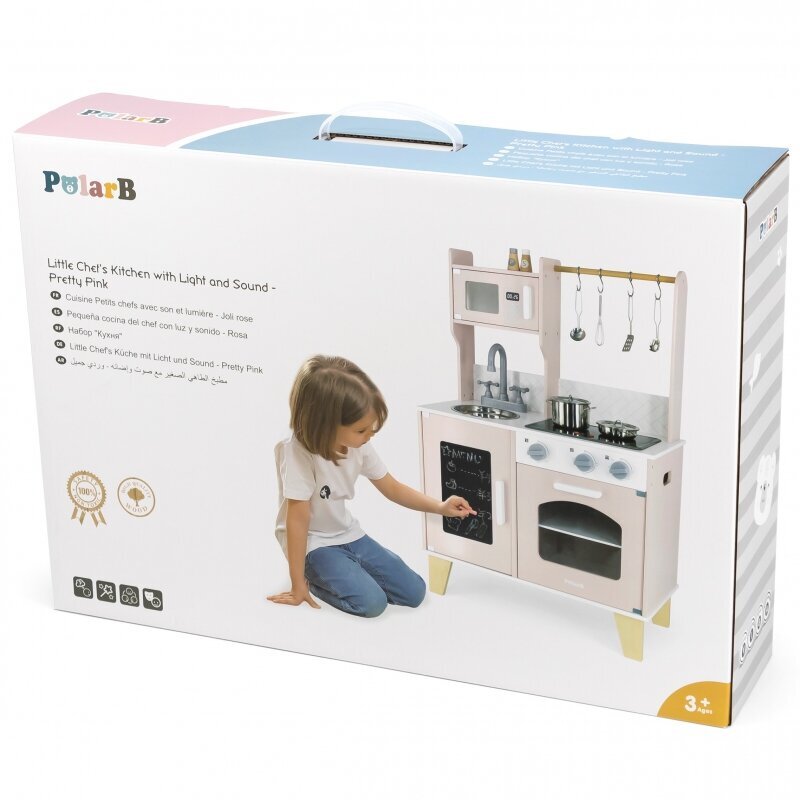 Puidust köök koos tarvikutega hind ja info | Tüdrukute mänguasjad | kaup24.ee