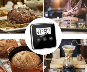 Термометр для духовки, цифровой кухонный термометр с зондом цена и информация | Особенные приборы для приготовления пищи | kaup24.ee