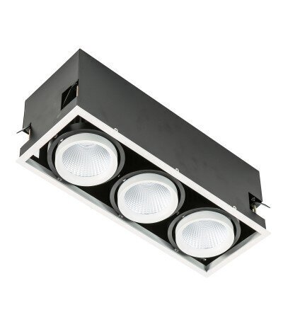 Süvistatav valgusti Italux Vertico Triple GL7108-3/3X18W4000KWH+BL hind ja info | Süvistatavad ja LED valgustid | kaup24.ee