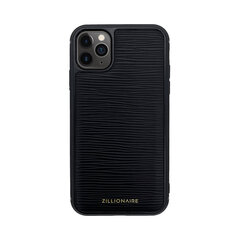Кожаный чехол Zillionaire Waves для iPhone 11 Pro Max (6,5″) — Черный цена и информация | Чехлы для телефонов | kaup24.ee