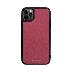 Кожаный чехол Zillionaire Calf для iPhone 11 Pro Max (6,5″) — Розовый цена и информация | Чехлы для телефонов | kaup24.ee