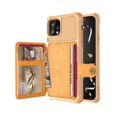 iPhone 11 Pro Max (6,5″) Wallet ümbris – Kollane цена и информация | Чехлы для телефонов | kaup24.ee