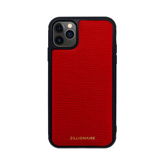 ZILLIONAIRE iPhone 11 Pro (5,8″) Waves Nahast Ümbris – Punane цена и информация | Чехлы для телефонов | kaup24.ee