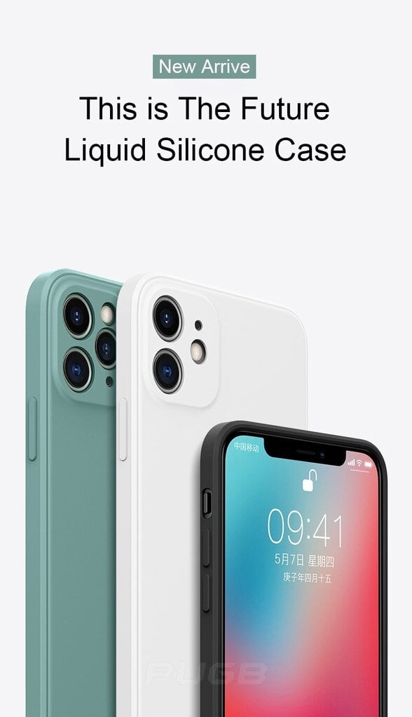 iPhone X/Xs (5,8″) silikoonümbris V12 – Roosa цена и информация | Telefoni kaaned, ümbrised | kaup24.ee