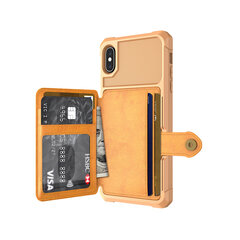 iPhone Xs Max (6,5″) Wallet ümbris – Kollane hind ja info | Telefoni kaaned, ümbrised | kaup24.ee