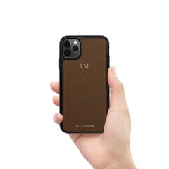 ZILLIONAIRE iPhone 11 Pro Max (6,5″) Calf Nahast Ümbris – Pruun цена и информация | Чехлы для телефонов | kaup24.ee
