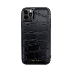 ZILLIONAIRE iPhone 11 Pro (5,8″) Croco Matte Nahast Ümbris – Must цена и информация | Чехлы для телефонов | kaup24.ee