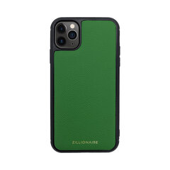 Кожаный чехол Zillionaire Epsom для iPhone 11 Pro Max (6,5″) — Зелёный цена и информация | Чехлы для телефонов | kaup24.ee