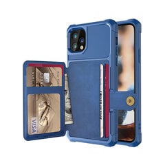 iPhone 11 Pro (5,8″) Wallet ümbris – Sinine hind ja info | Telefoni kaaned, ümbrised | kaup24.ee