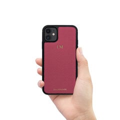 Кожаный чехол Zillionaire Calf для iPhone 11 (6,1″) — Розовый цена и информация | Чехлы для телефонов | kaup24.ee