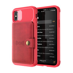 Чехол Wallet для iPhone X/Xs (5,8″) — Красный цена и информация | Чехлы для телефонов | kaup24.ee