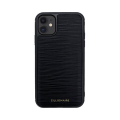Кожаный чехол Zillionaire Waves для iPhone 11 (6,1″) — Чёрный цена и информация | Чехлы для телефонов | kaup24.ee