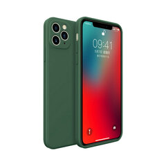 Силиконовый чехол V12 для iPhone 12 (6,1″) — Тёмно-зелёный цена и информация | Чехлы для телефонов | kaup24.ee