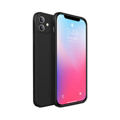 iPhone 11 (6,1″) silikoonümbris V12 – Must hind ja info | Telefoni kaaned, ümbrised | kaup24.ee