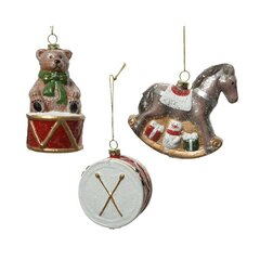 Rippuvad jõuluehted 028136, 11 cm цена и информация | Ёлочные игрушки | kaup24.ee