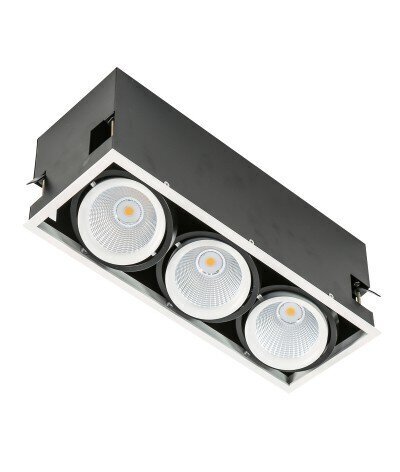 Süvistatav valgusti Italux Vertico Triple GL7108-3/3X18W3000KWH+BL цена и информация | Süvistatavad ja LED valgustid | kaup24.ee