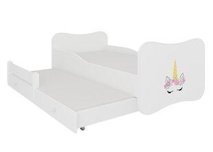 Детская кровать Gonzalo II Unicorn 160x80см + Матрас цена и информация | Детские кровати | kaup24.ee