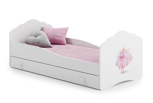 Lastevoodi Casimo Ballerina 160x80cm + madrats + sahtel hind ja info | Lastevoodid | kaup24.ee