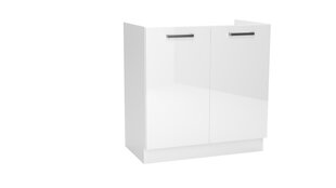 Напольный кухонный шкаф для мойки VITA D80ZL, белый цена и информация | Кухонные шкафчики | kaup24.ee