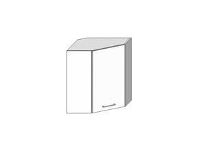 Кухонный шкаф угловой подвесной VITA WRN P/L, белый цвет цена и информация | Кухонные шкафчики | kaup24.ee