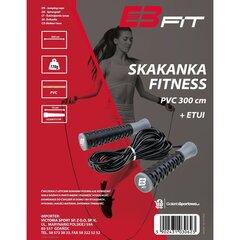 Скакалка - Eb Fit, 300 см цена и информация | Бадминтон для детей с воланчиком и пенным шариком Family-Sport Junior-2, многоцветный | kaup24.ee