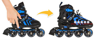 Трансформируемые роликовые коньки - Sport Trike, 34-38, синий цена и информация | Ролики | kaup24.ee