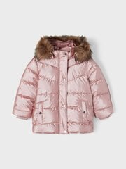 Name IT детская куртка 160г 13192481*01, серо-розовый цена и информация | Куртки, пальто для девочек | kaup24.ee