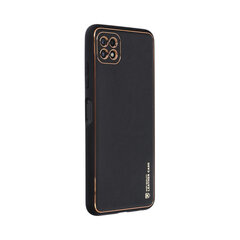 Чехол Forcell Leather для Samsung Galaxy A22 5G (6,6″) — Черный цена и информация | Чехлы для телефонов | kaup24.ee