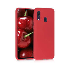 Samsung Galaxy A40 (5,9″) silikoonümbris – Punane цена и информация | Чехлы для телефонов | kaup24.ee