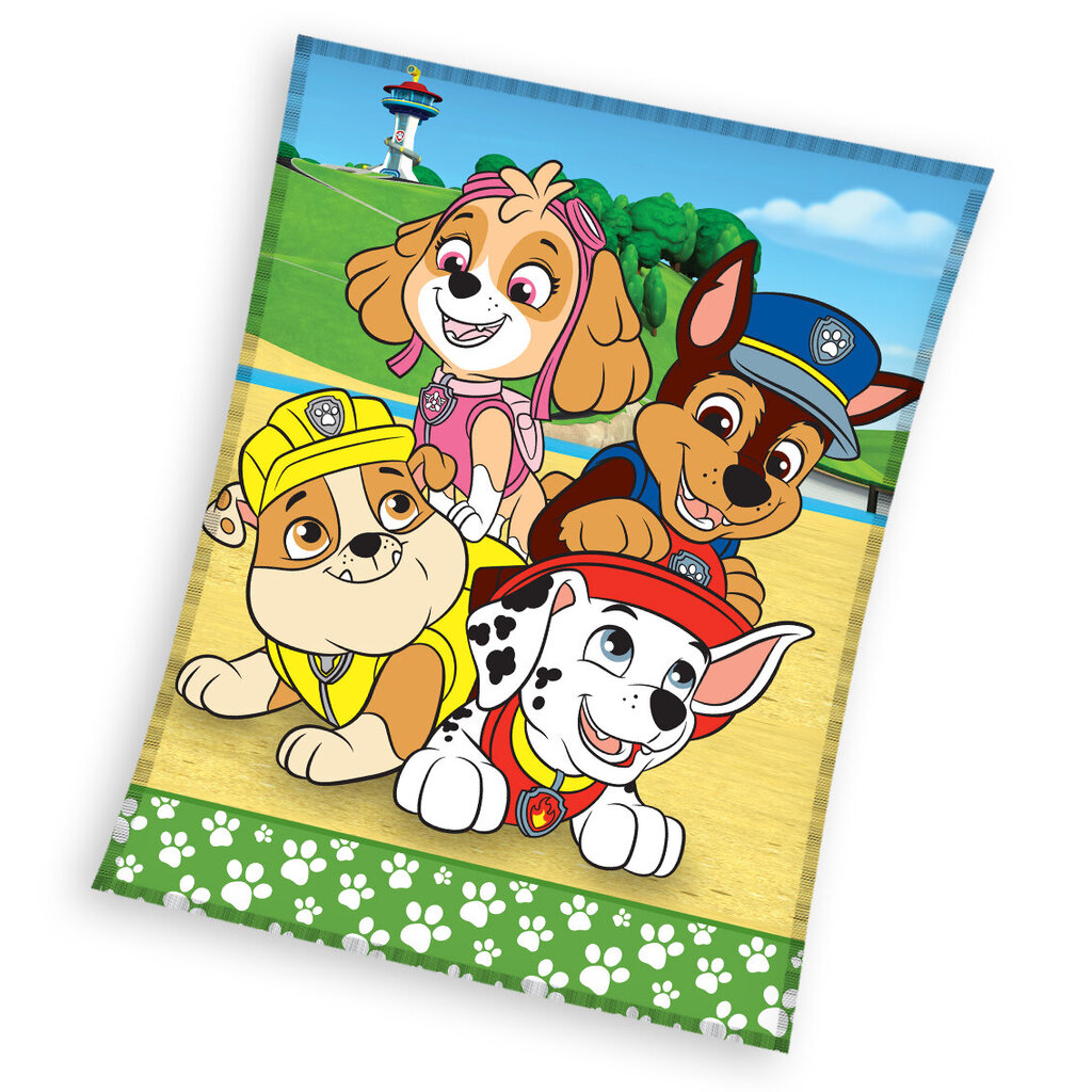 Laste fliistekk Paw Patrol, 150x200 cm hind ja info | Voodikatted, pleedid | kaup24.ee