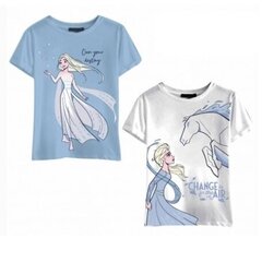 Laste t-särk Disney Frozen (2-pakk) цена и информация | Рубашки для девочек | kaup24.ee