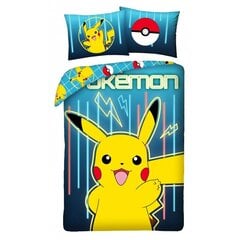 Voodipesukomplekt Pokemon 140x200 cm, 2-osaline hind ja info | Beebide ja laste voodipesu | kaup24.ee