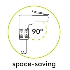 Goobay 51544, RJ45, 2m hind ja info | Kaablid ja juhtmed | kaup24.ee