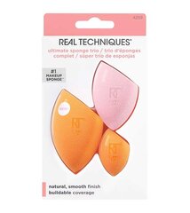 Meigikäsnade komplekt Real Techniques Ultimate Sponge Trio цена и информация | Кисти для макияжа, спонжи | kaup24.ee