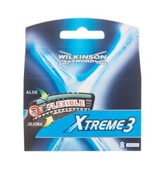 Бритвенные головки Wilkinson Xtreme3, 8 шт. цена и информация | Косметика и средства для бритья | kaup24.ee