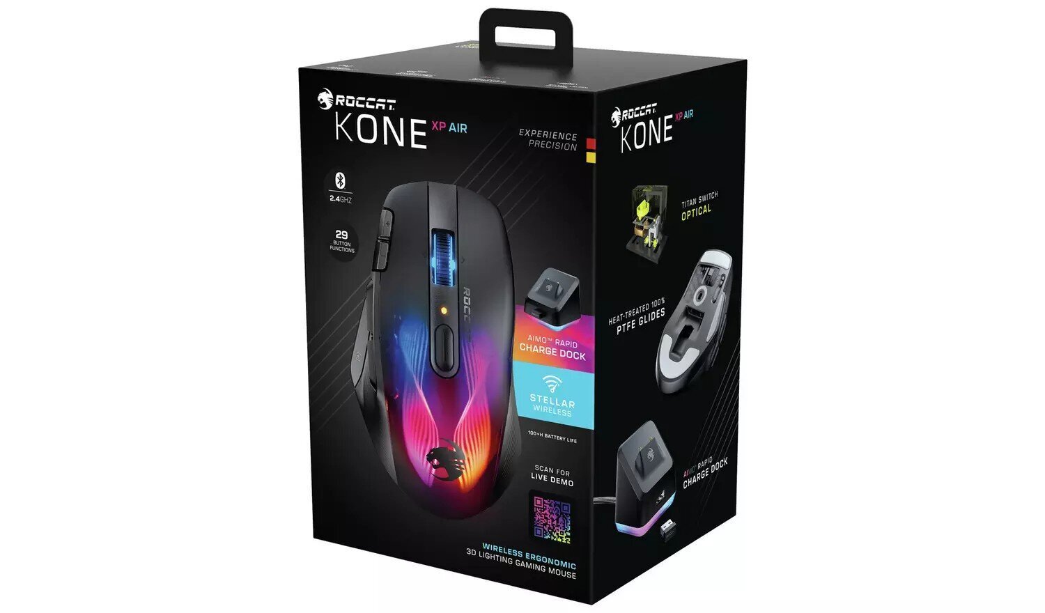 Roccat Kone XP Air, must hind ja info | Hiired | kaup24.ee