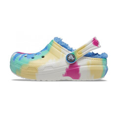 Crocs™ Classic Lined Tie Dye Graphic Clog Kid's 145657 цена и информация | Детские резиновые сабо | kaup24.ee