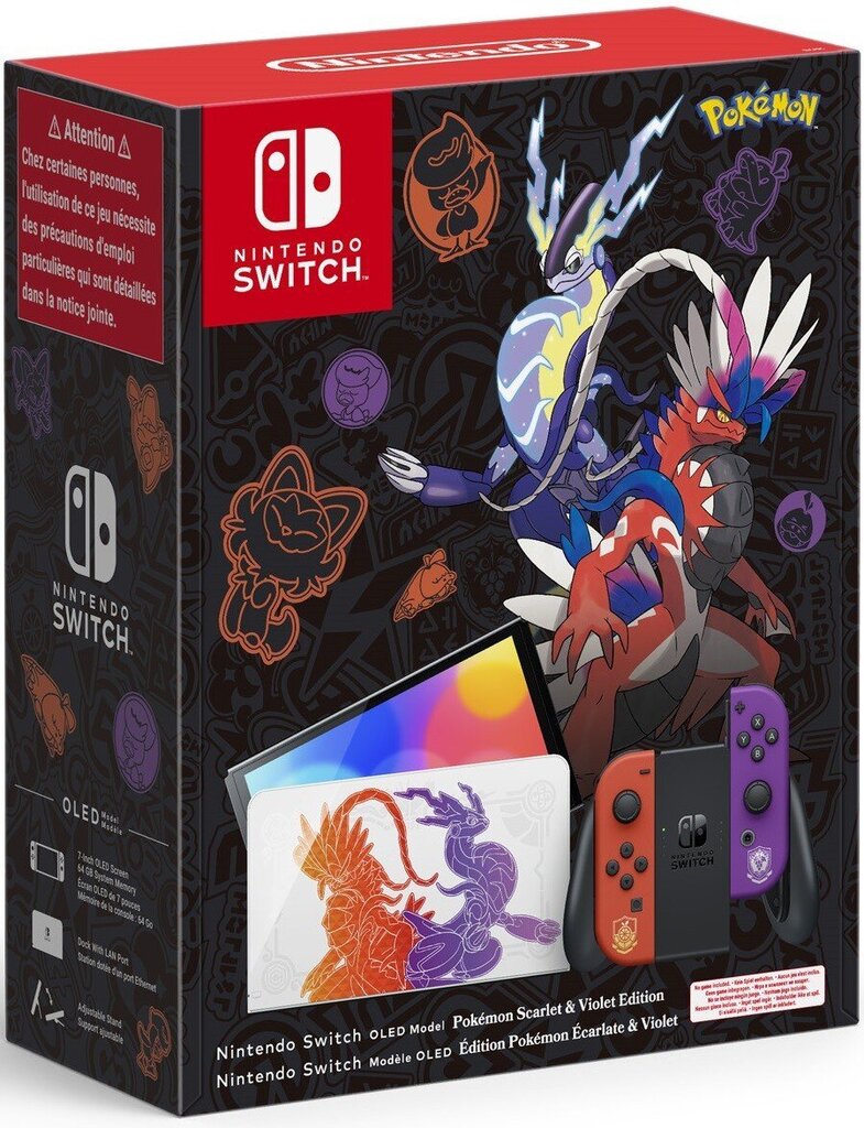 Nintendo Switch OLED - Pokémon Scarlet & Violet Edition hind ja info | Mängukonsoolid | kaup24.ee