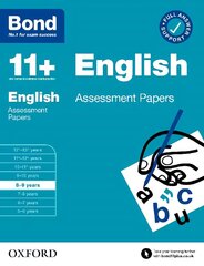 Bond 11plus: Bond 11plus English Assessment Papers 8-9 years 1 цена и информация | Книги для подростков и молодежи | kaup24.ee