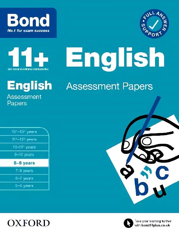 Bond 11plus: Bond 11plus English Assessment Papers 8-9 years 1 hind ja info | Noortekirjandus | kaup24.ee