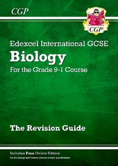 Grade 9-1 Edexcel International GCSE Biology: Revision Guide with Online Edition hind ja info | Noortekirjandus | kaup24.ee