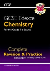 Grade 9-1 GCSE Chemistry Edexcel Complete Revision & Practice with Online   Edition цена и информация | Книги для подростков и молодежи | kaup24.ee