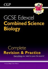 Grade 9-1 GCSE Combined Science: Biology Edexcel Complete Revision & Practice with Online Edn. hind ja info | Noortekirjandus | kaup24.ee